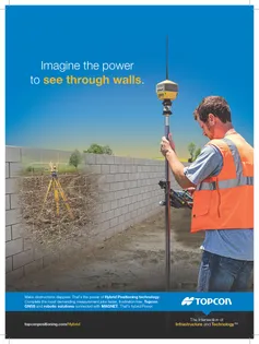 Topcon Hybrid Positioning print ad