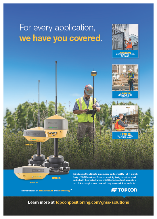 Topcon HiPer family ad