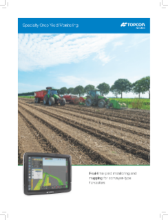 Topcon YieldTrakk Specialty brochure