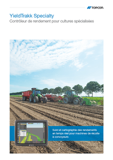 Topcon YieldTrakk Specialty brochure