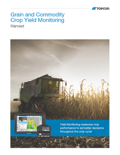 Grain Commodity Crop - Yield Monitoring - Rev A