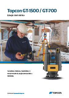 Topcon GT-1500 / GT-700 Brochure (Portuguese) - Rev A