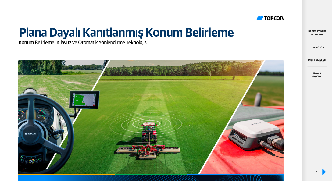 Topcon Guidance Technology eBook (Turkish) - Rev A
