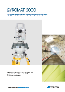 Topcon Gyromat 6000 Brochure (German) - Rev A