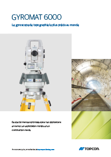 Topcon Gyromat 6000 Brochure (French) - Rev A