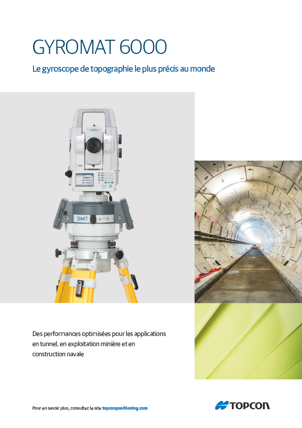 Topcon Gyromat 6000 Brochure (French) - Rev A