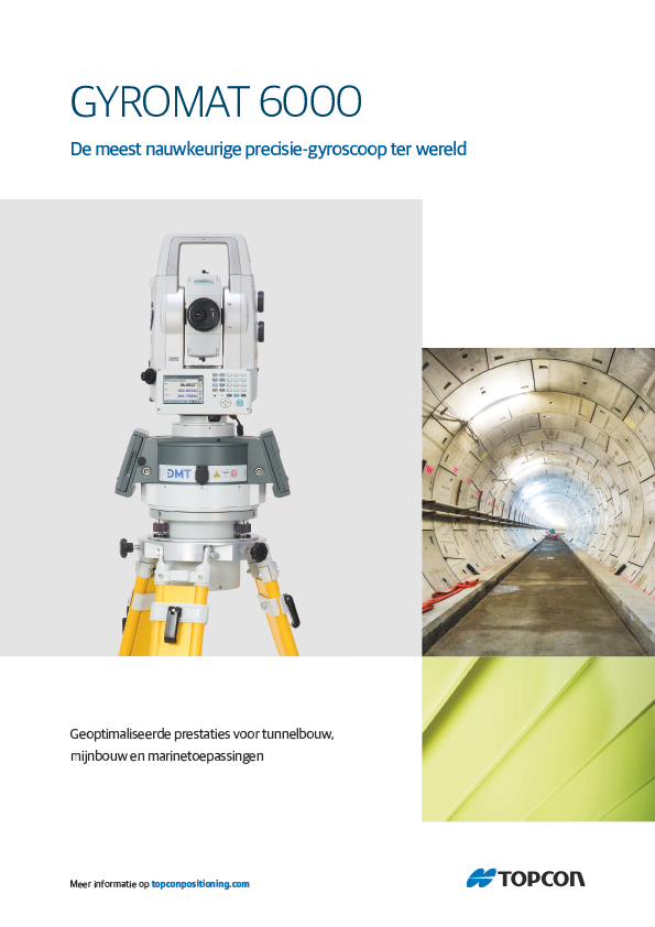 Topcon Gyromat 6000 Brochure (Dutch) - Rev A