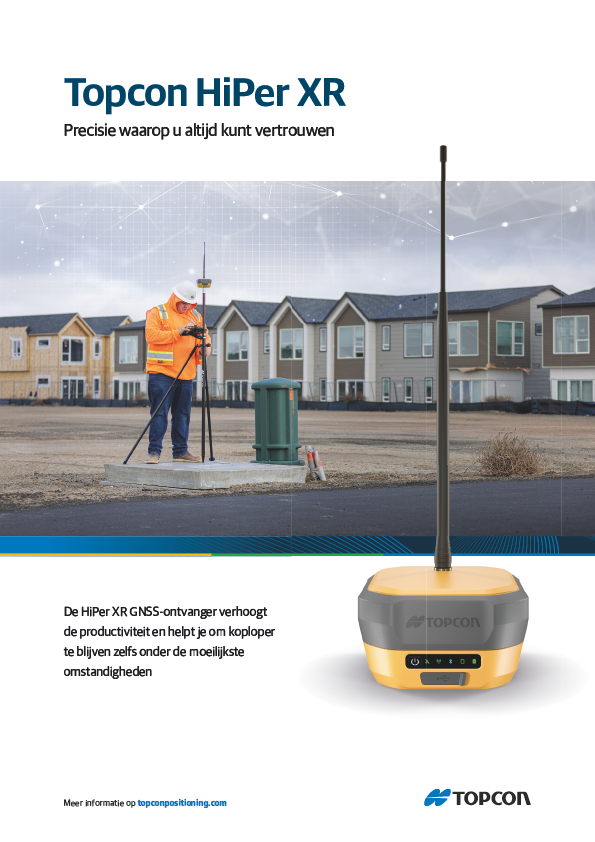 Topcon HiPer XR Brochure (Dutch) - Rev A