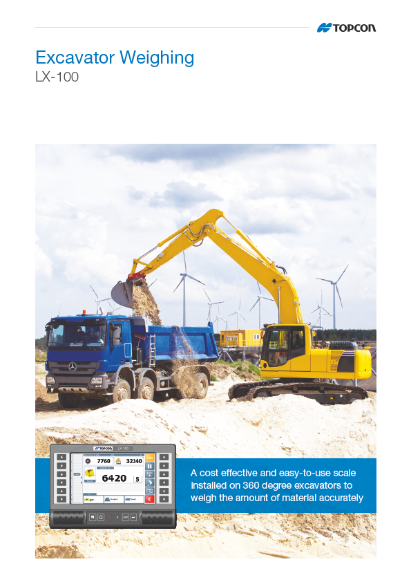 LX-100 Excavator Weighing - Rev B