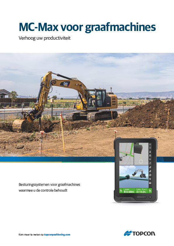 Topcon MC-Max Excavator Brochure (Dutch) - Rev B