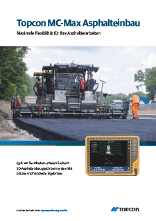 Topcon MC-Max Alsphalt Paving Brochure (German) - Rev B