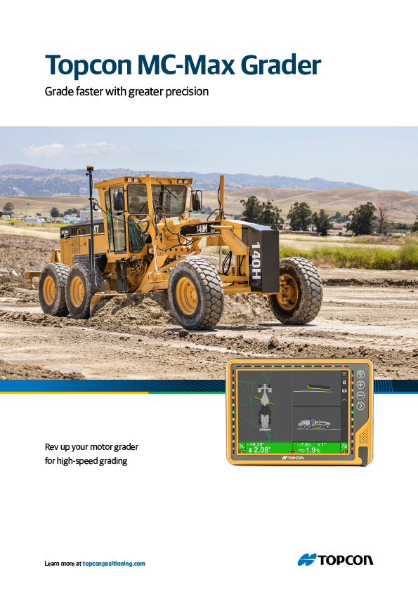 Topcon MC-Max Grader Brochure EN