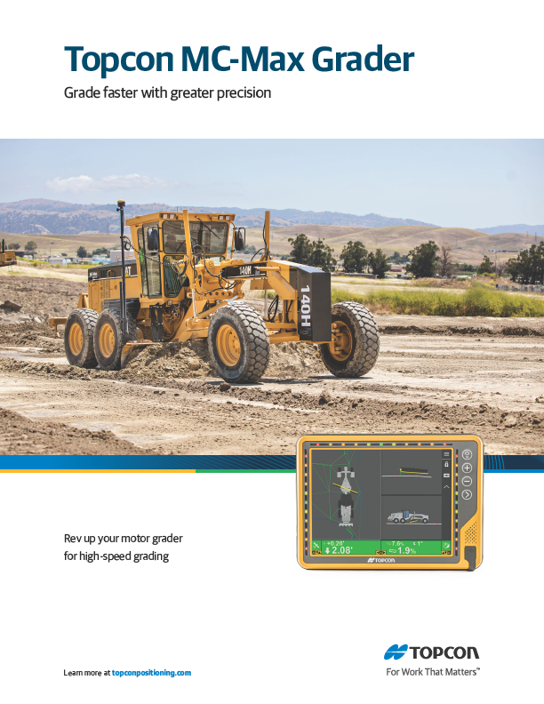 MC-Max Grader – Grade faster with greater precision - Rev B
