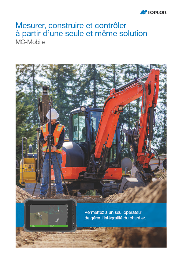 MC-Mobile For Excavators of all sizes brochure French Belgium - Rev C