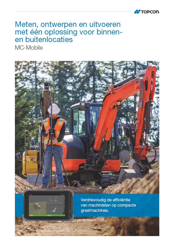 MC-Mobile For Excavators of all sizes brochure Dutch Belgium - Rev C