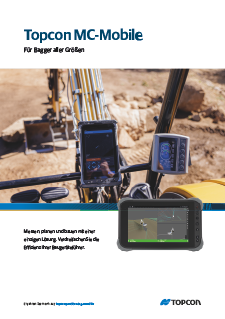 Topcon MC-Mobile Solutions Excavator Brochure (German) - Rev B