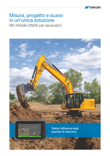 Topcon MC-Mobile GNSS For Excavators brochure (Italian) - Rev A
