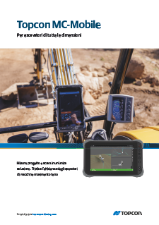 Topcon MC-Mobile Solutions Excavator Brochure (Italian) - Rev B