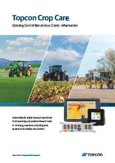 Topcon Spraying Control Aftermarket Brochure (EMEA) - Rev B