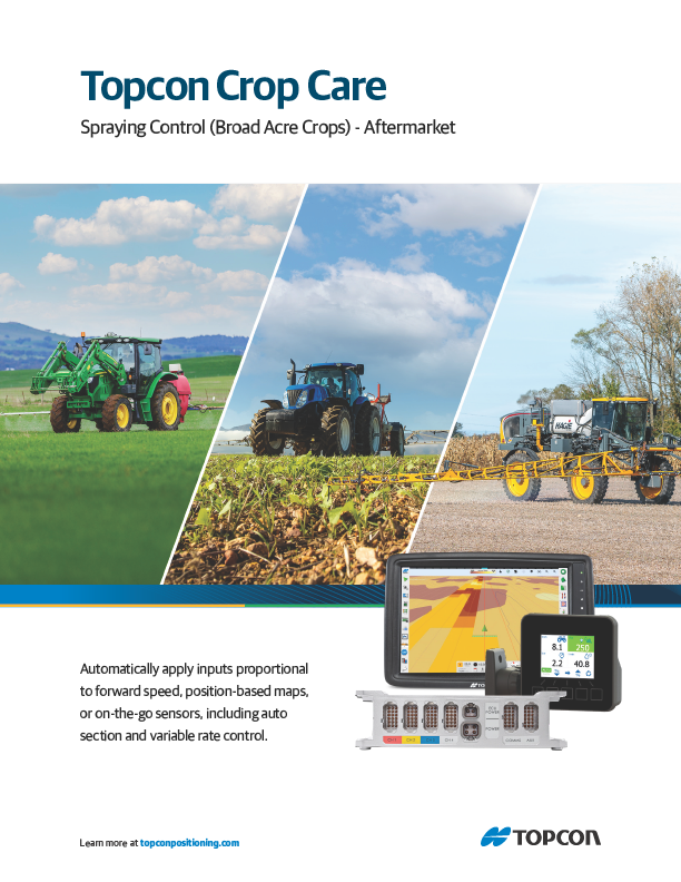 Spraying Control (Aftermarket) Brochure - Rev B