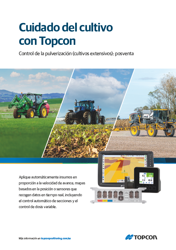 Topcon Spraying Control Aftermarket Brochure (Spanish) - Rev B