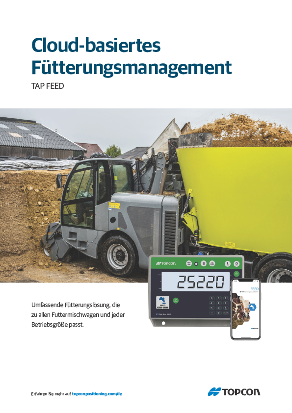 Topcon Cloud Based Feed Management TAP FEED (German) - Rev B