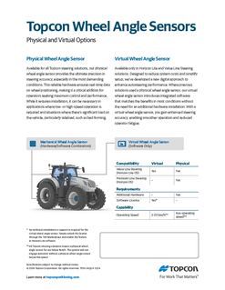 Virtual Wheel Angle Sensor Brochure - Rev A