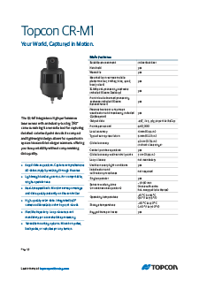 CR-M1 Datasheet (EMEA) - Rev A