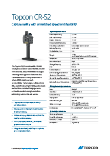 CR-S2 Datasheet (EMEA) - Rev A