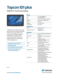 ID1 plus Datasheet - Rev A