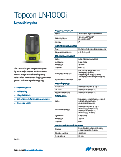LN-1000i Datasheet - Rev A