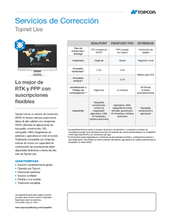 Topcon TopnetLive datasheet - Rev C