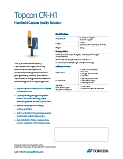 CR-H1 Datasheet - Rev A