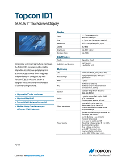 ID1 Datasheet - Rev A