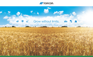 Topcon Grow Without Limits wall graphic