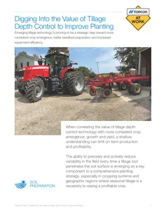 Topcon at Work – Tillage Depth Control