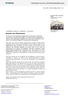 Brückendes Wohlstands Topcon Case Study DE