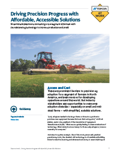 Driving Precision Progress with Affordable, Accessible Solutions - TAW