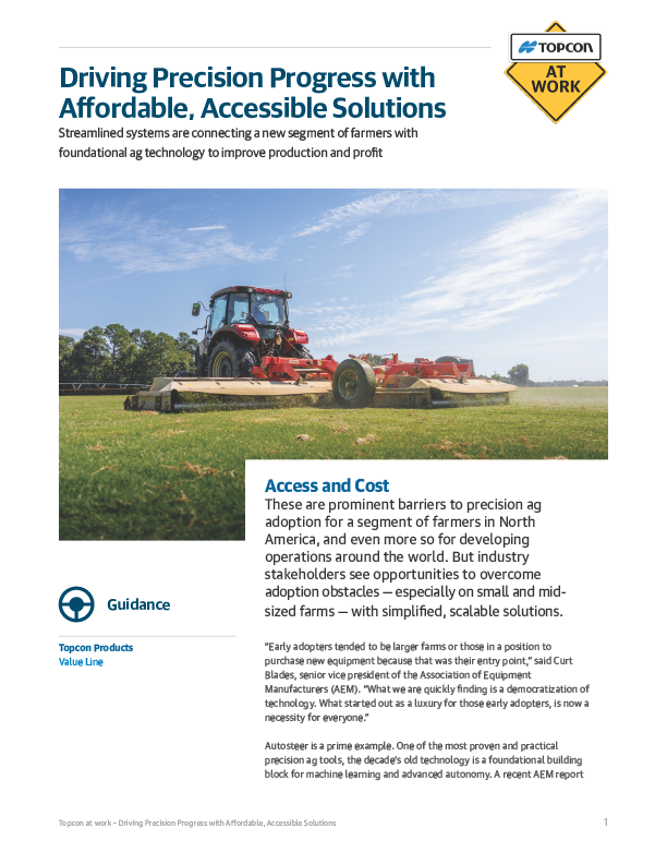 Driving Precision Progress with Affordable, Accessible Solutions - TAW