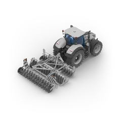 Tillage 3D Illustration (Back/Right - Isometric)